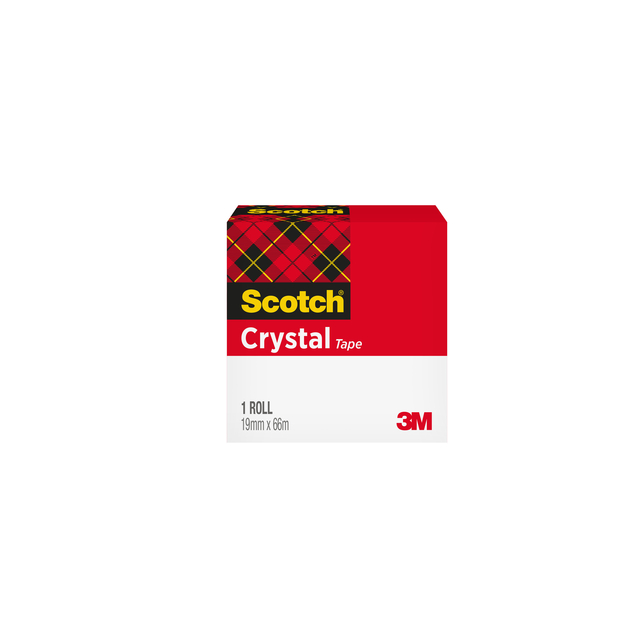 Adhesive tape Scotch Crystal 600 19mmx66m transparent