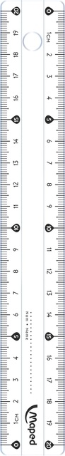 RULER MAPED CLASSIC 20CM