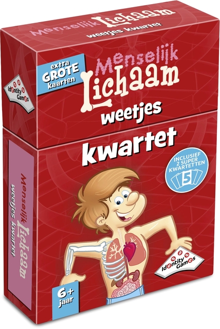 Kwartet menselijk lichaam weetjes