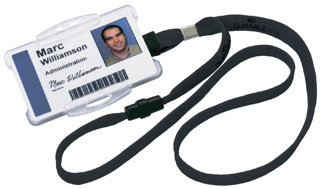 Durable Textile Blk Lanyard 10mm 811901