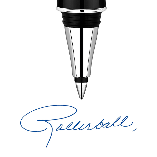Rollerpenvulling Parker Quink medium blauw blister à 2 stuks