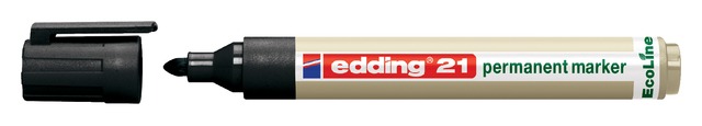 edding 21 EcoLine permanent marker black