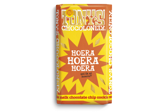 Chocolade Tony's Chocolonely tis feest reep 180gr