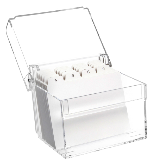 Acrylic Index Card Box, DIN A7