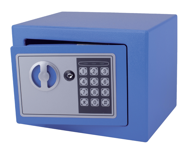 Safe Pavo mini electronic 230x170x170mm blue