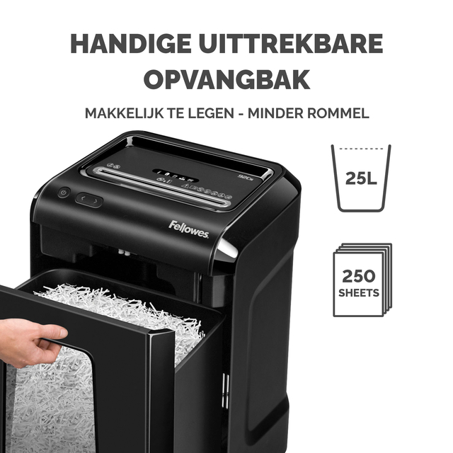 Papiervernietiger Fellowes Powershred 92CS snippers 4x38mm