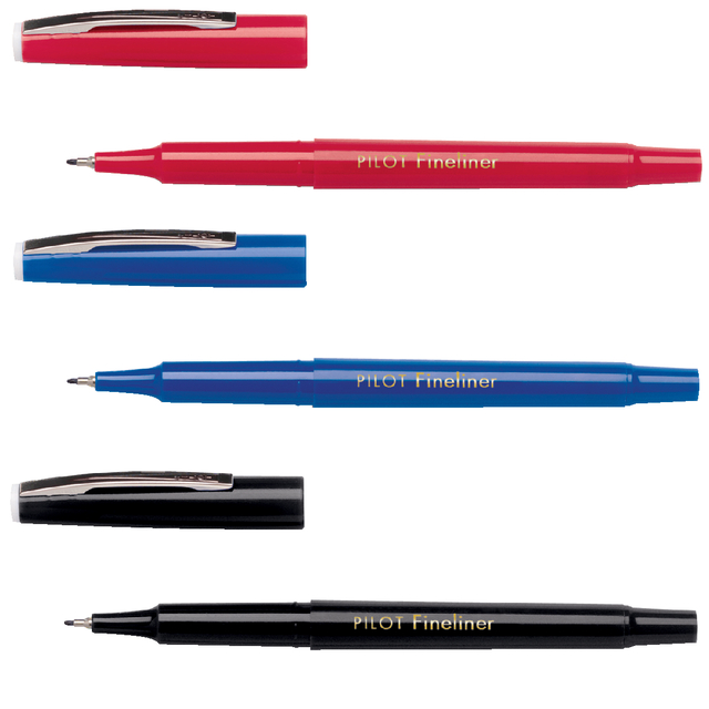 Fineliner - Fineliner Marker Pen - Red - Extra Fine Tip