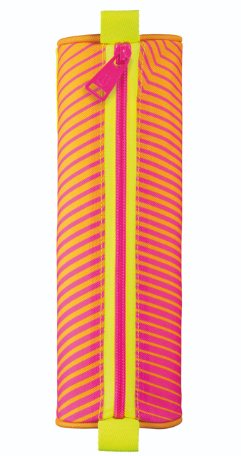 Etui Maped Neon rond oranje-roze