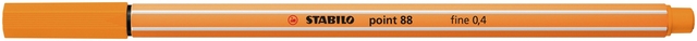Fineliner STABILO point 88/54 fijn oranje
