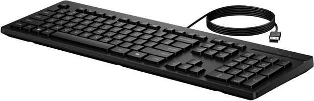 Toetsenbord HP 125 USB bedraad QWERTY