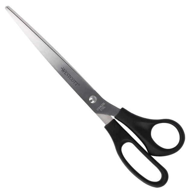 Kantoorschaar Westcott 260mm met kunststof grip rvs