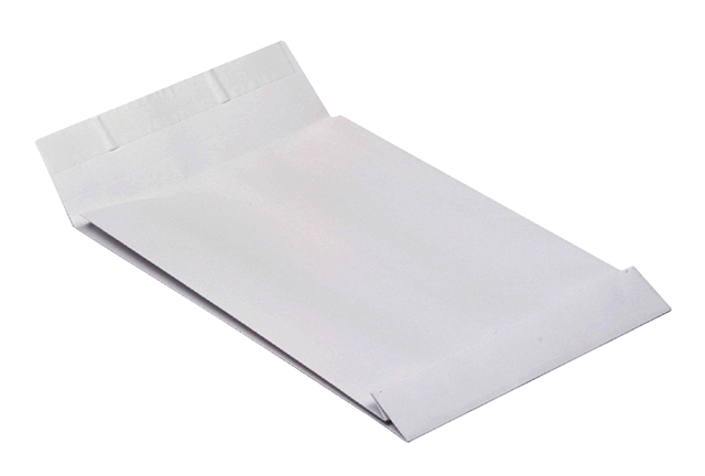 Envelope Quantore sample bag 229x324x38mm self-adhesive white 10 pieces