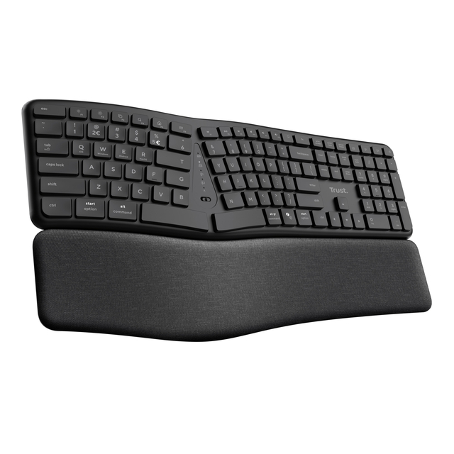Toetsenbord Trust Keyra Ergo Multi draadloos QWERTY
