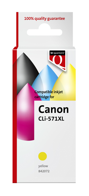 Inkjet cartridge Quantore Canon CLI-571XL yellow