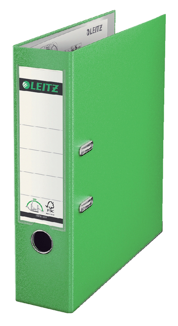 Lever Arch File Leitz  80mm PP A4 light green