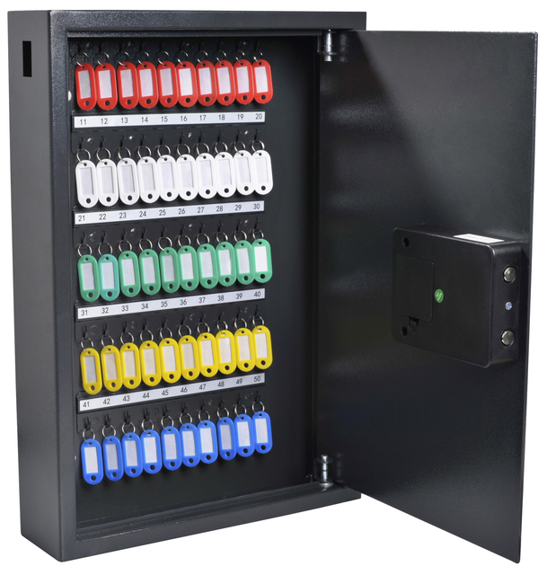Key cabinet Pavo high security 50 hooks 550x380x100mm