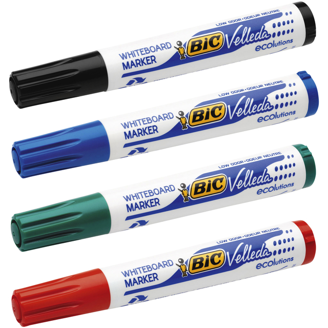 Whiteboardmarker Bic Velleda 1701 rond large groen