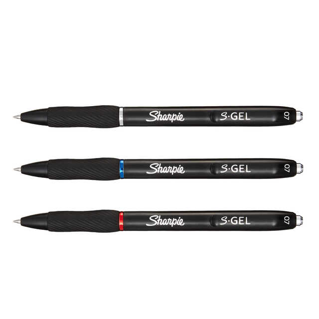 Gelschrijver Sharpie S-gel medium assorti blister à 3 stuk