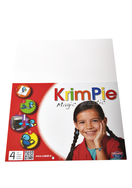 Krimpievel Collall Magic Plastic wit set à 4 ve