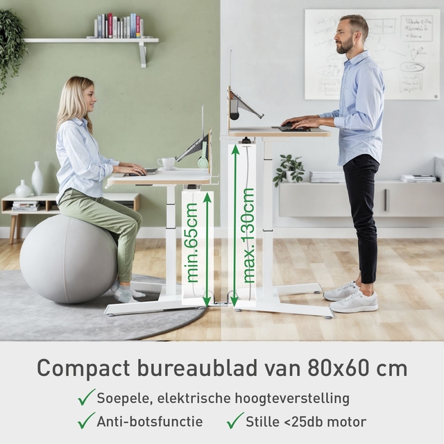 Zit-Sta bureau Leitz Ergo Elektrisch Klein