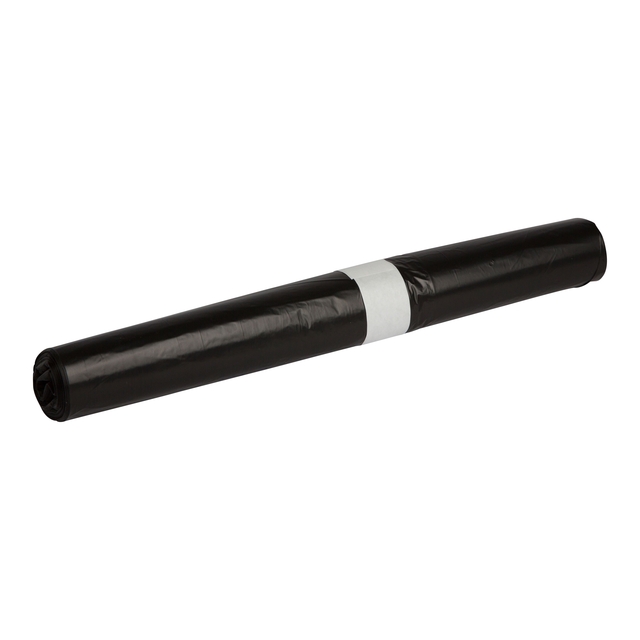 Afvalzak Propsac HDPE T23 58x100cm 70L zwart rol à 25 stuk