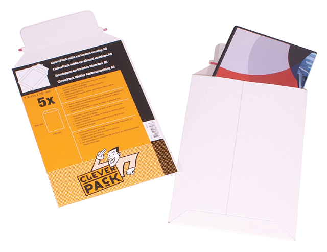 Pocket B4,CLEVERPAC,SEND,C,WHITE,SP,tr,G