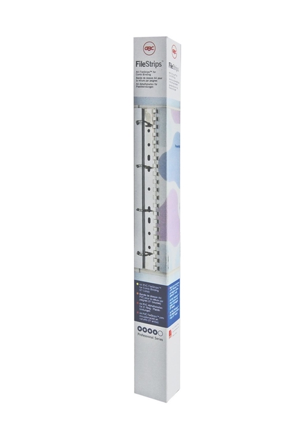 Filestrip GBC 21-gaats A4 transparant 100stuks