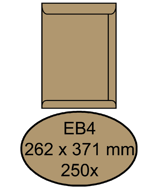 Pocket EB4 gum brown 100gsm