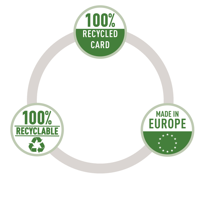 Hangmap Leitz Alpha Recycle A4 verticaal V-bodem zwart