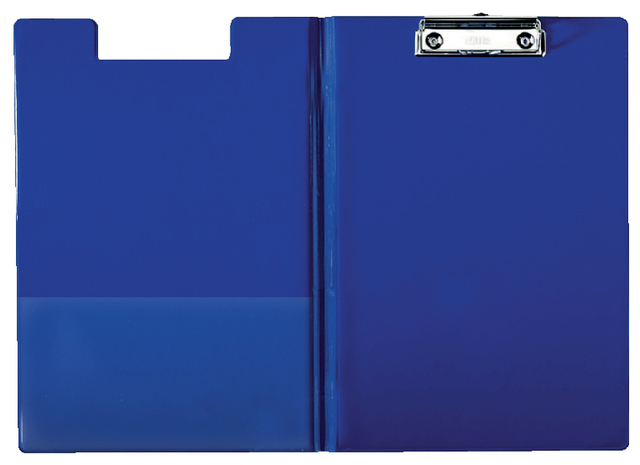 Clipfolder Esselte with cover PP A4 blue