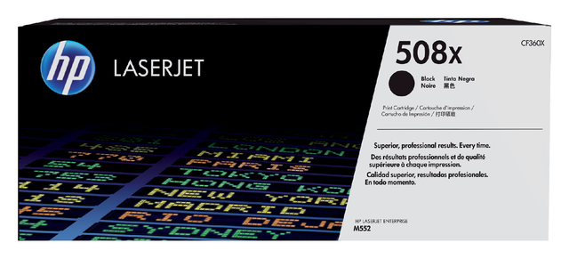 HP 508X LaserJet TonerCartridge HY Black