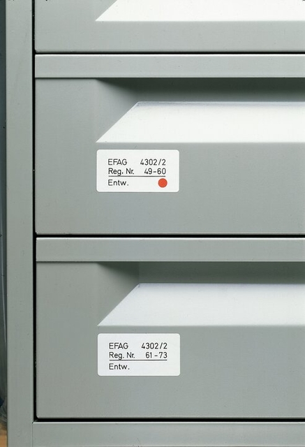 Adhesive labels white Movables 13x40 896 St.