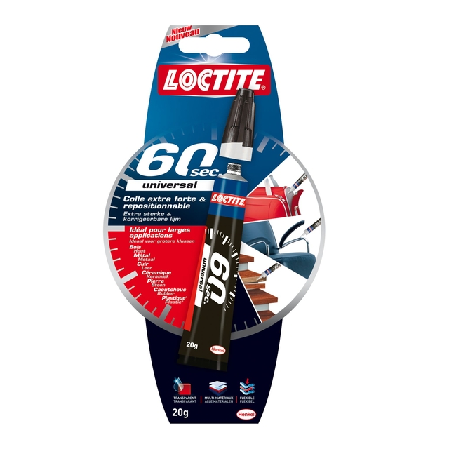 All-purpose glue Loctite 60 seconds tube 20 grams