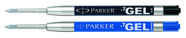Gelschrijvervulling Parker Quink medium blauw blister à 1 stu