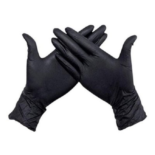 Handschoen Hynex nitril XL zwart 5gr extra sterk 100 stuks
