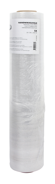 Wrapping foil IEZZY 500mmx300m 20mu transparent
