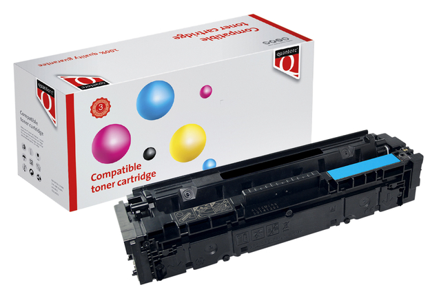 Toner cartridge Quantore alternative for HP CF541A 203A blue