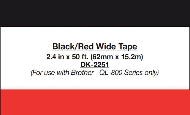Etiket Brother DK-22251 doorlopend 62mm 1 rol á 15m wi