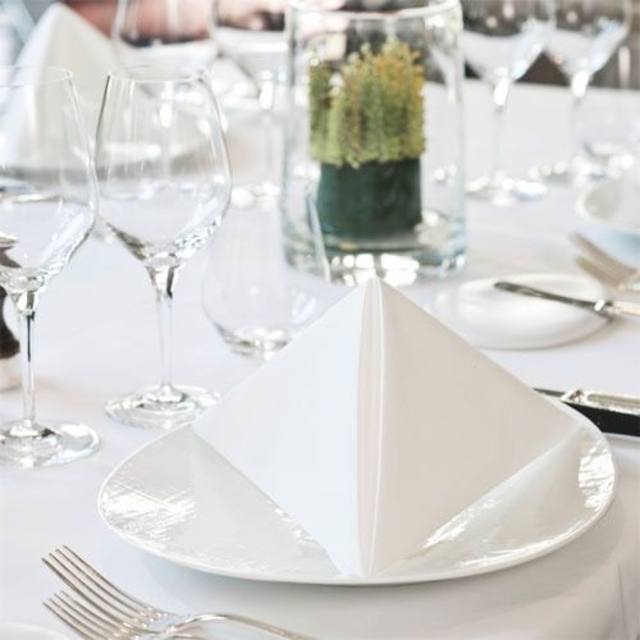 Dinerservet Tork Linstyle Premium 1/8 vouw 1-laags 390x390mm 50 vel wit 478180