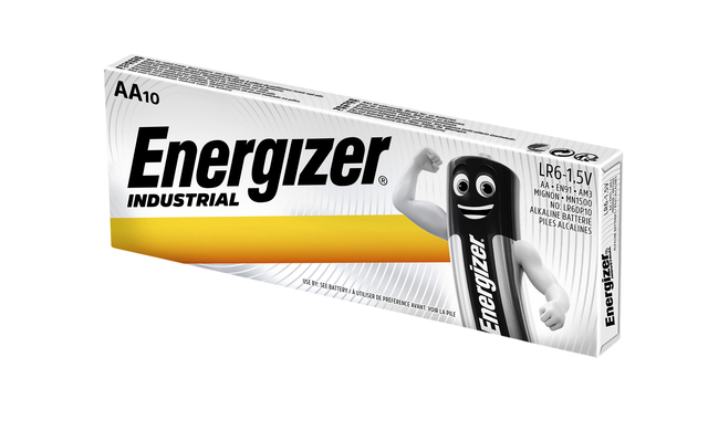 Batterij Industrial AA alkaline doos à 10 stuk