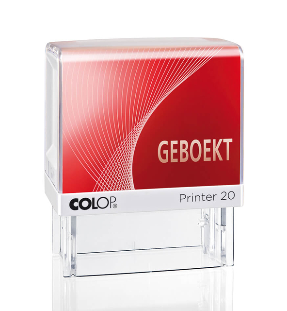 COLOP Printer 20 commercial text in RED