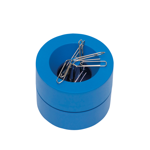Papercliphouder MAULpro Blauwe Engel recycled Ø73x60mm blau
