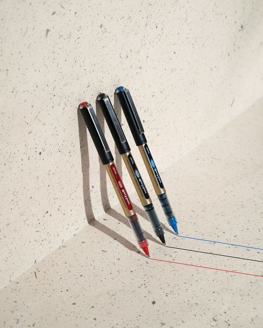 Rollerpen Uni-ball Eye eco 150E breed rood