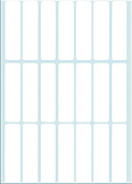Multi-purpose labels 13x50 white 672 pcs.