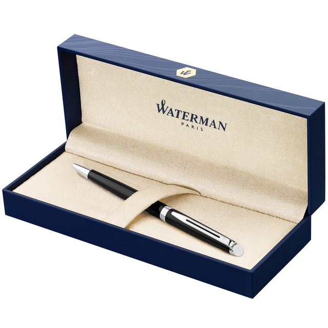 Balpen Waterman Hémisphère black lacquer CT medi