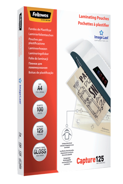 Fellowes Lam Pouches 250Mic A4 Pack100
