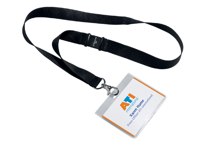 Name Badge with Textile Badge Necklace 20 Pk 5