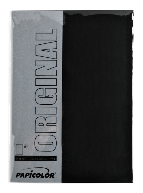 Kopieerpapier Papicolor A4 100gr 12 vel ravenzwart