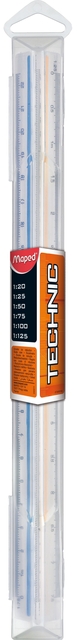 SCALE RULER MAPED TECHNIC 1:20 1:25