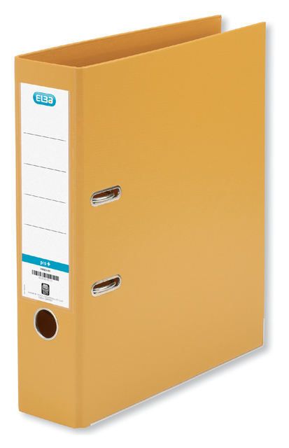 ELBA Lever Arch File Rado "smart Pro+", exchangeable spine label, A4 Spine 80 mm 2 Rings PP/PP Orange